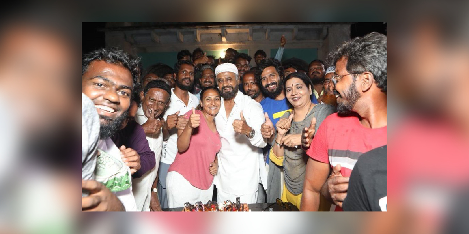 Rajnikanth with team Lal Salaam