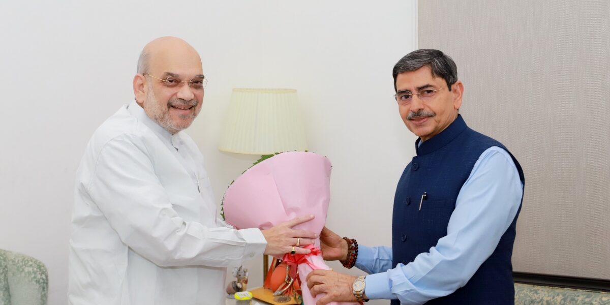 Tamil Nadu Governor RN Ravi with Union Minister Amit Shah