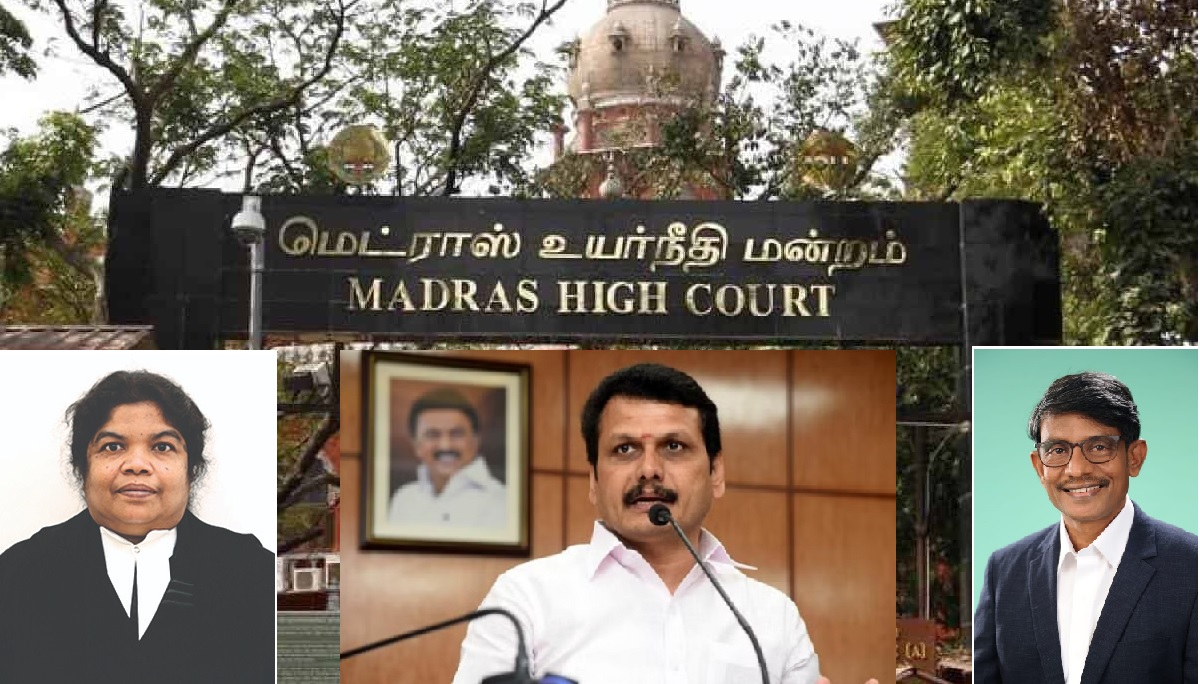 Legal deadlock as Madras High Court delivers split verdict in habeas corpus plea by Minister Senthil Balaji’s wife