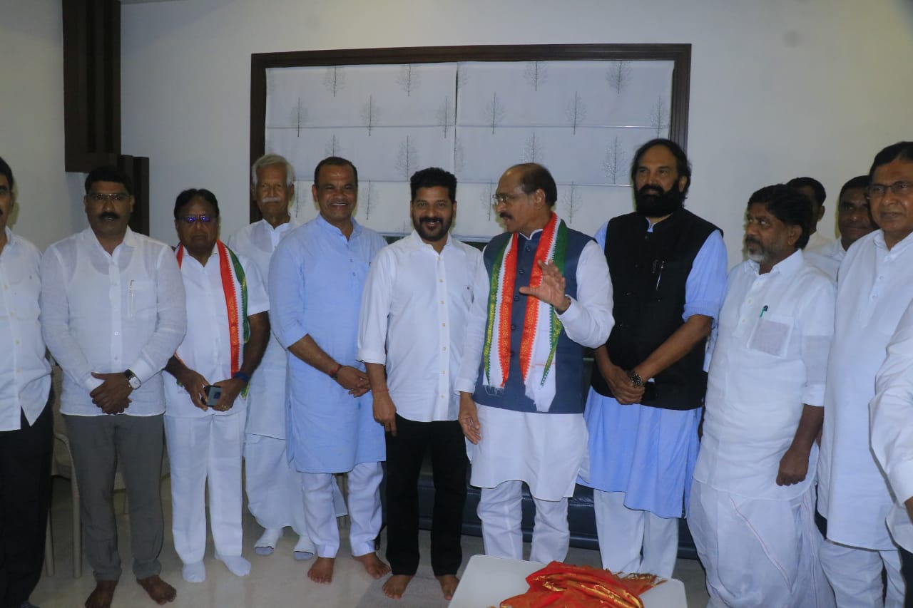 Top Telangana Congress leaders met at Venkat Reddy's residence on 19 July. (Supplied)