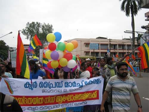 File photo a pride march taken out by the members of the queer community and allies in Kerala (Supplied)