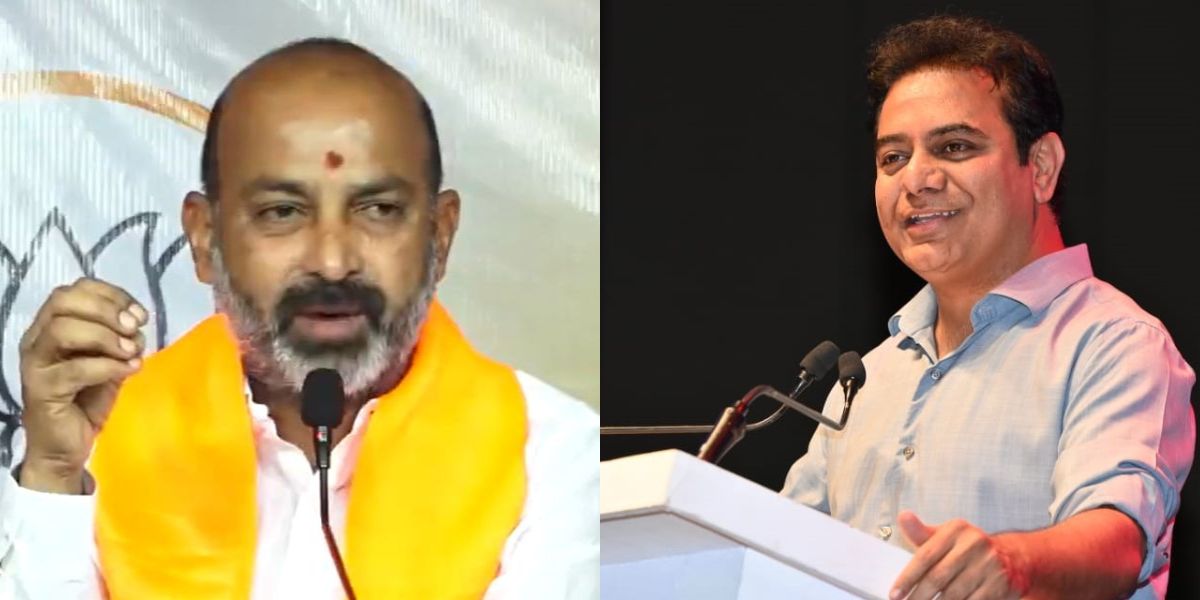 KTR blasts Bandi Sanjay