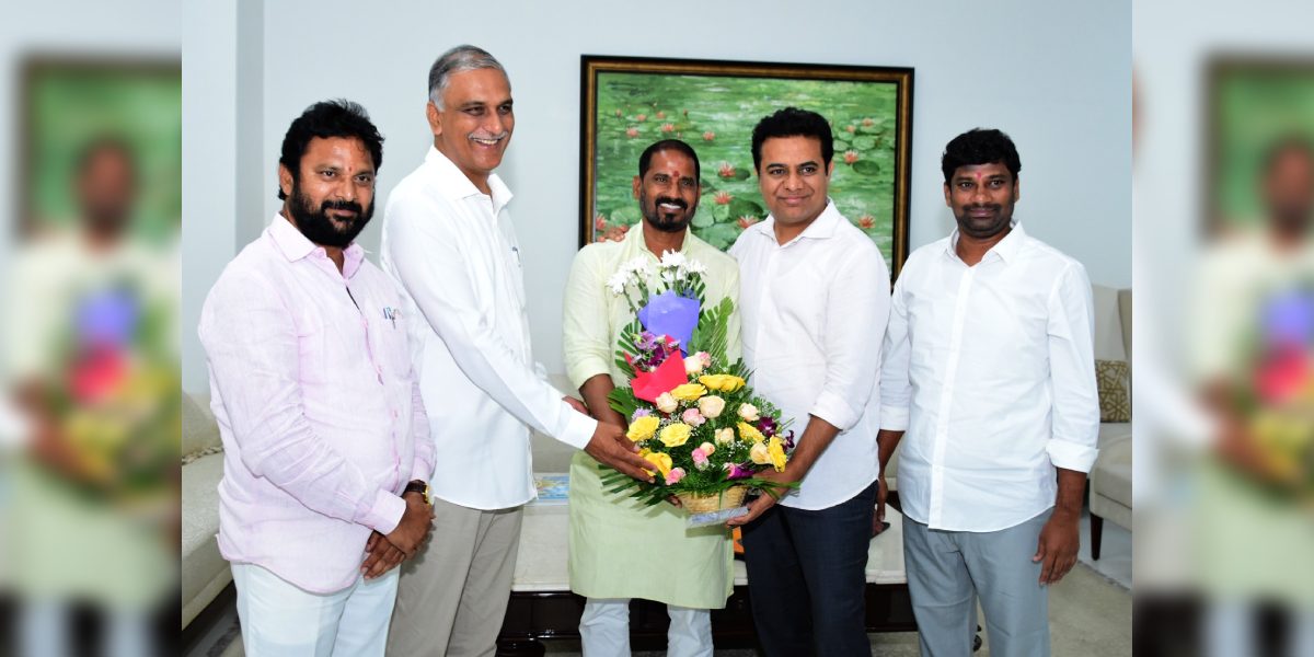 Kaushik Hari at Pragati Bhavan on Friday. (Supplied)