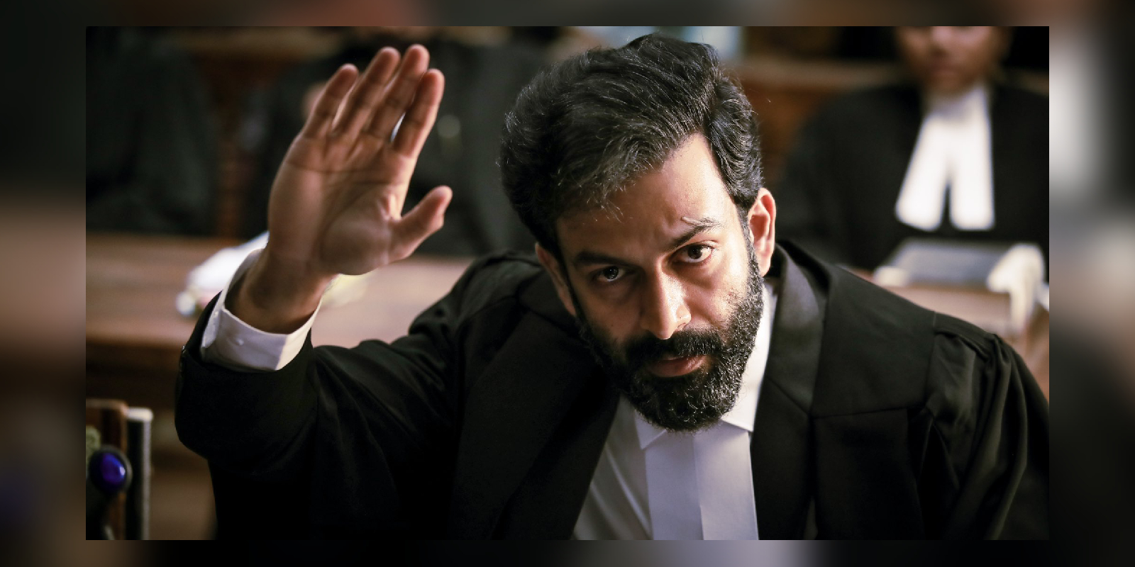 Prithviraj as a laywer in Jana Gana Mana