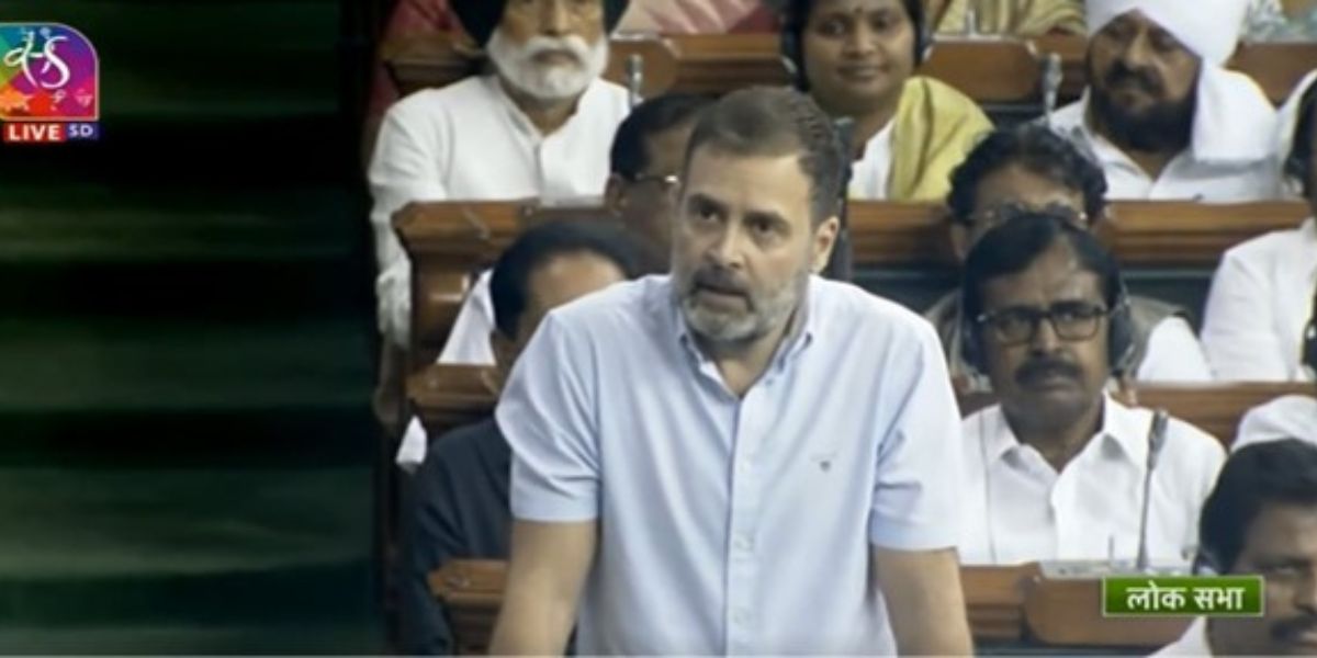 Rahul Gandhi speech Lok Sabha