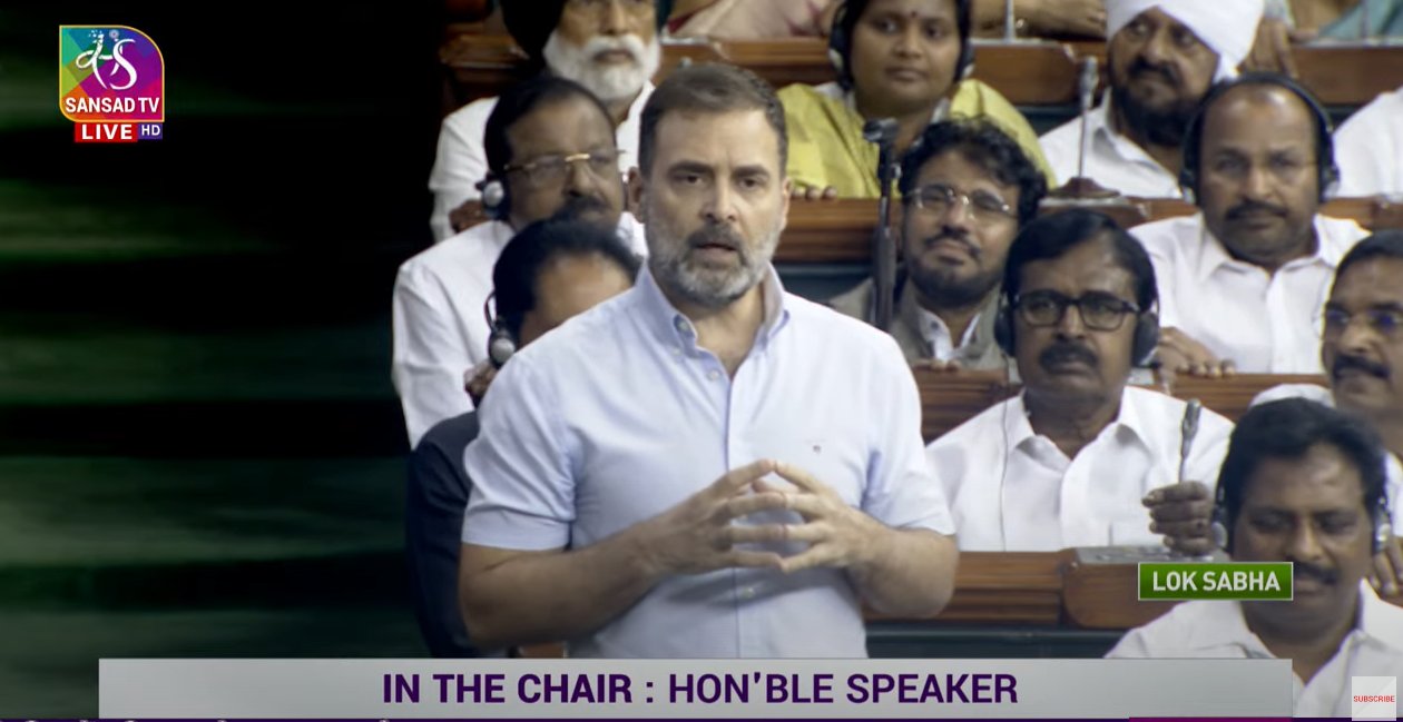 Indian Parliament Rahul Gandhi Smriti Irani Flying Kiss