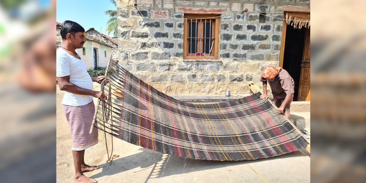 National Handloom Day Special: Reviving Karnataka’s timeless tradition of weaving the ‘kambli’ to empower Kuruba pastoralists
