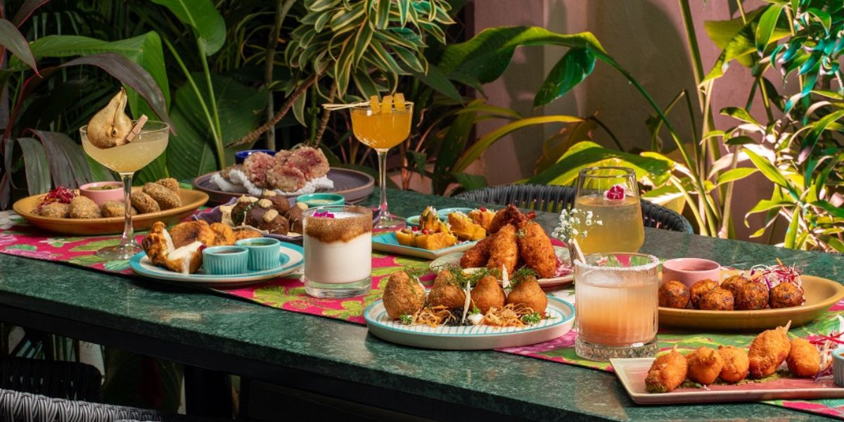 The Great Monsoon Festival spread at Bengaluru's Daysie: All Day Casual Bar. (Supplied)