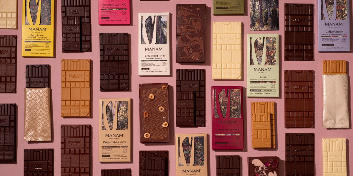 Manam Chocolate's tablet collection. (Supplied)