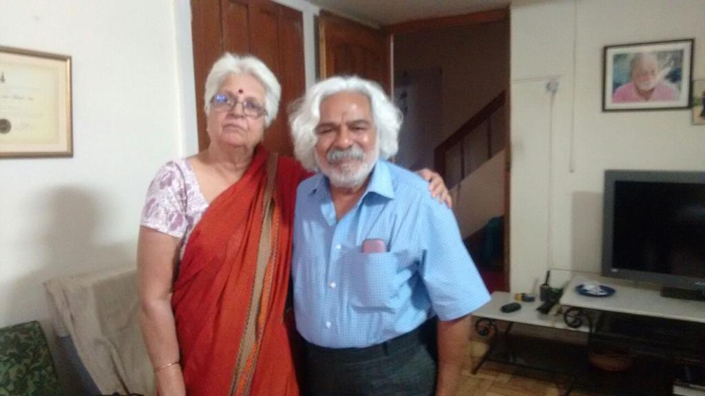 File photo of Vasant Kannabiran with Gaddar.