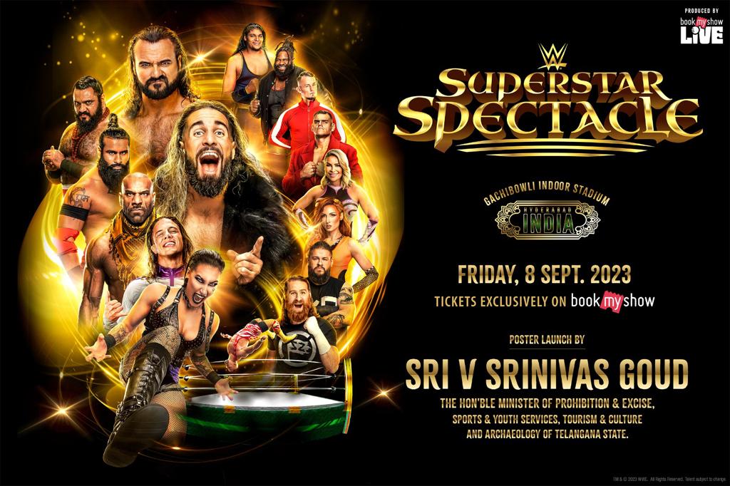 Return of WWE: Hyderabad to host its first WWE Superstar Spectacle on 8 September