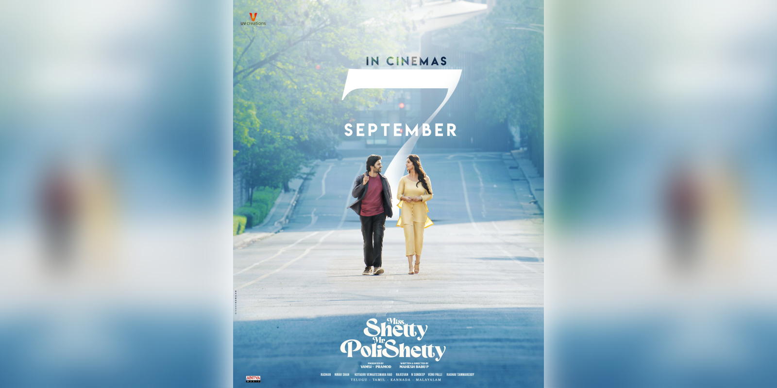 A poster of the film Miss Shetty Mr Polishetty