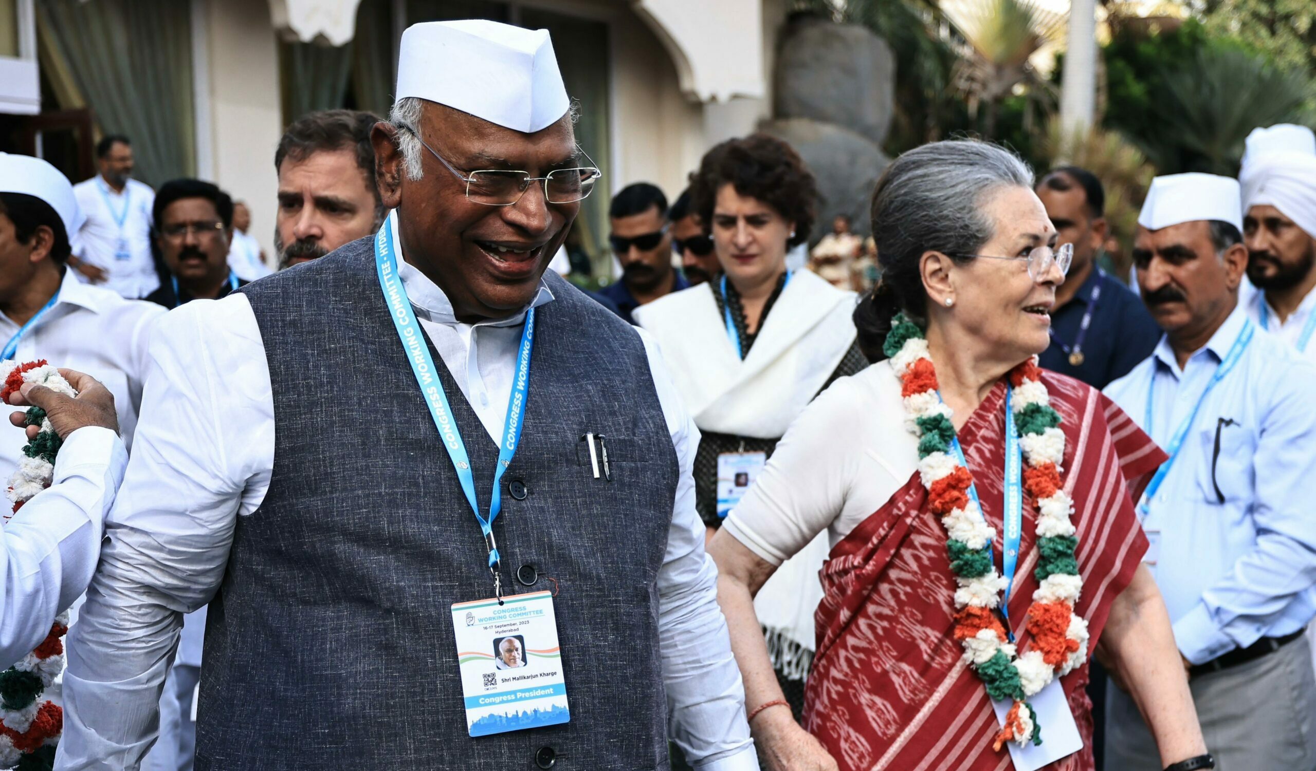Congress Working Committee meeting Hyderabad Rahul Gandhi Sonia Gandhi