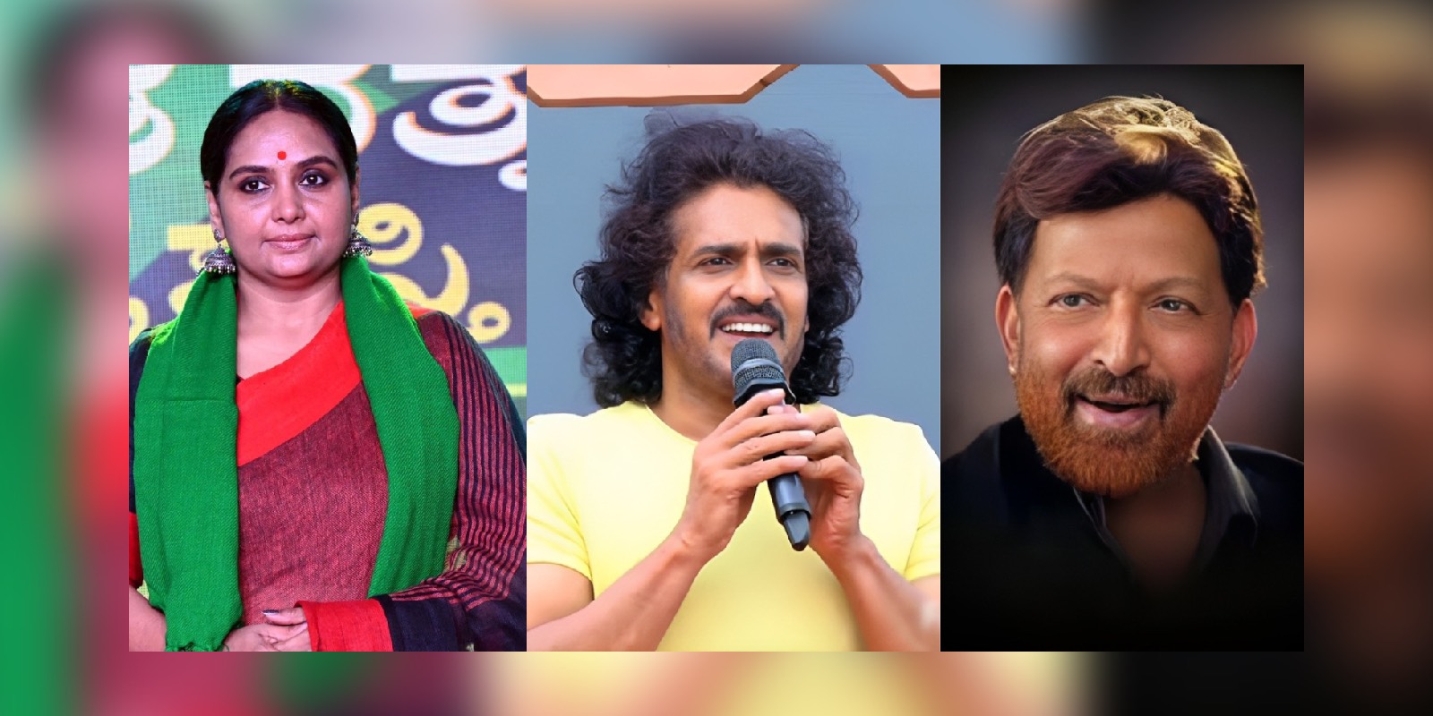 Dr Vishnuvardhan, Upendra and Shruthi celebrate their birthday on 18 September