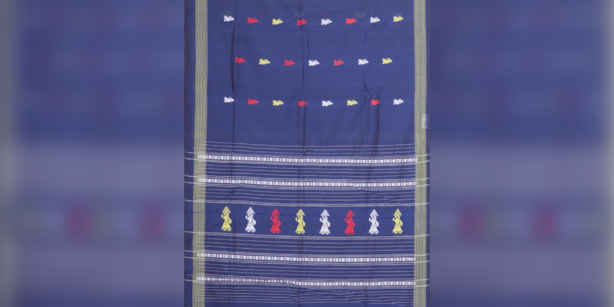 A Gollabhama saree from Chandlapur from the Siddipet district of Telangana.