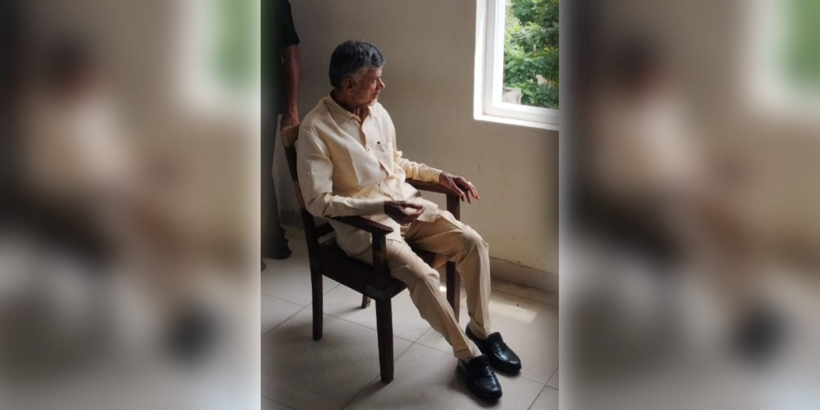 Former Andhra Pradesh chief minister Chandrababu Naidu in jail. (X)
