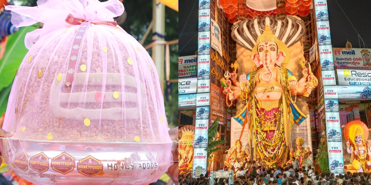 Hyderabad: Ganesha laddu 'prasadam' sold for 'record' ₹1.26 Crore by gated community in Bandlaguda