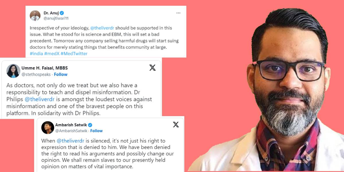 ‘Suspending accounts, suppressing voices not the solution for better healthcare’: TheLiverDoc gets supports from various quarters