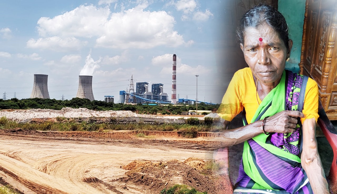 Effluents from the Neyveli Lignite Corporation are being blamed for the high number of chronic kidney patients, like Indira Gandhi, in its neighbourhood. (Laasya Shekhar/South First)