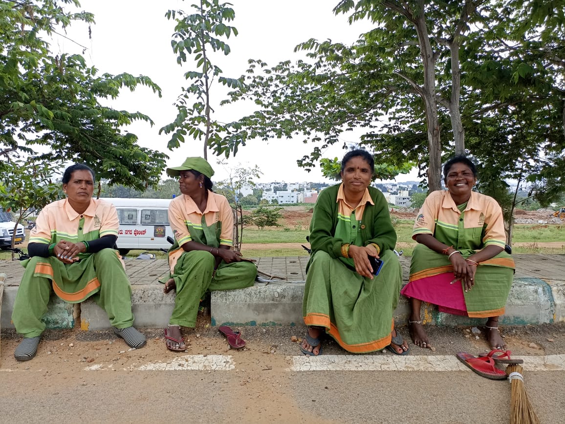 Pourakarmikas who enrolled with the Gruha Lakshmi scheme in Bengaluru