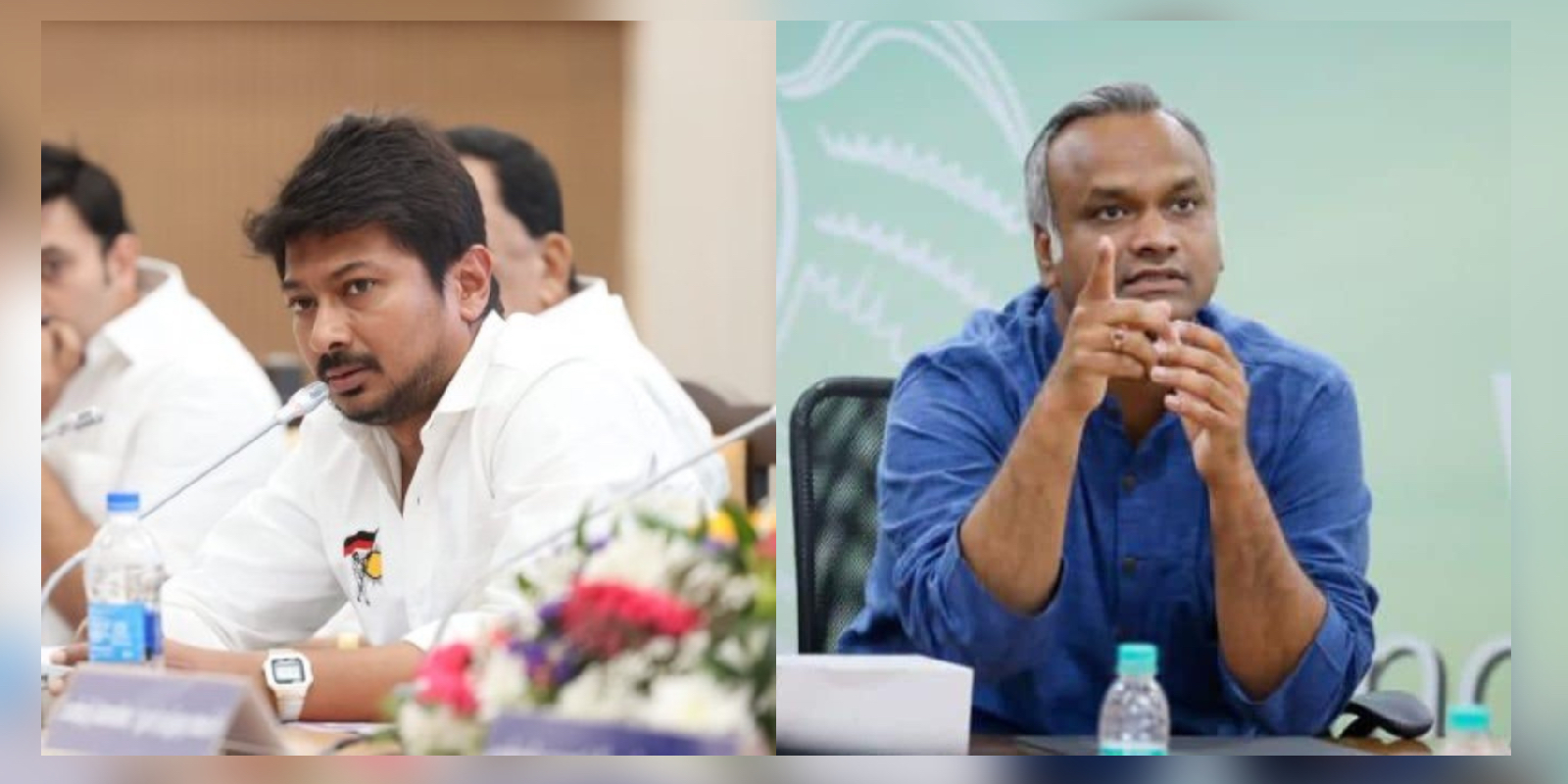 Udhayanidhi Stalin and Priyank Kharge