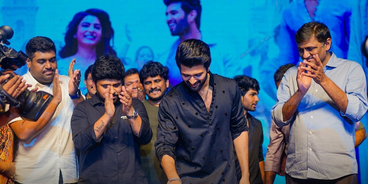 Vijay Deverakonda at the Kushi success meet