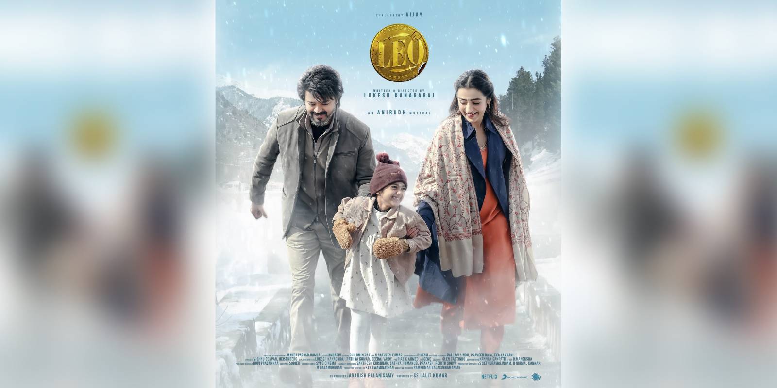 A poster of Vijay starrer Leo