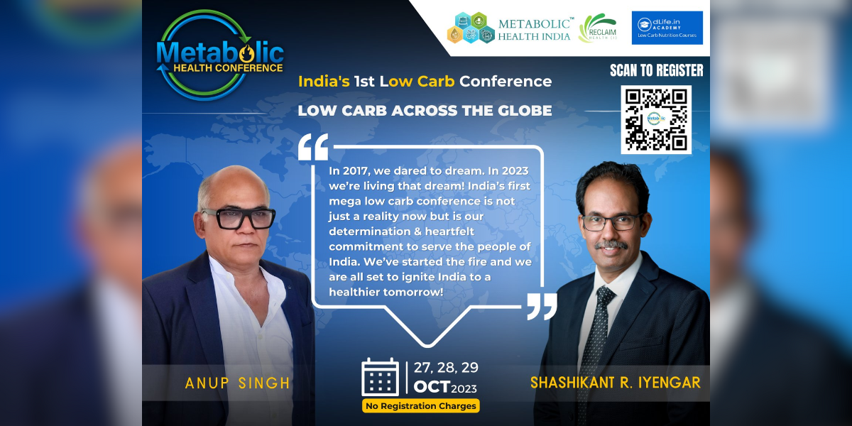 The Metabolic Health Conference is a three-day conference on all aspects of low-carb diets. (X)