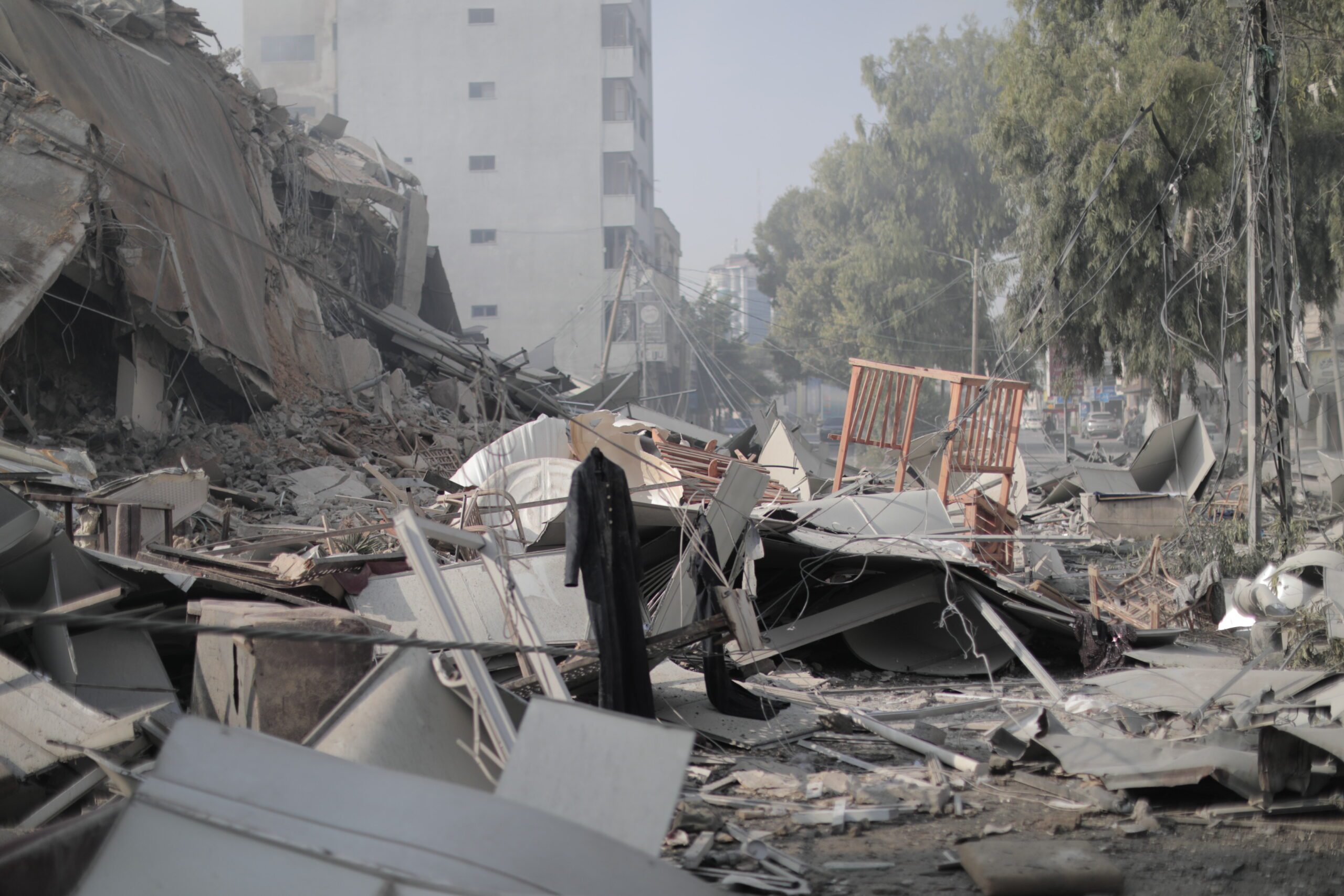 File photo of the destruction in Palestine.