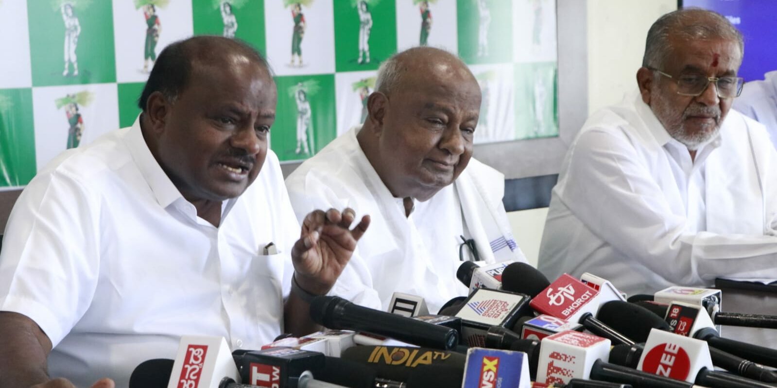 Karnataka JD(S) Deve Gowda NDA alliance CM Ibrahim