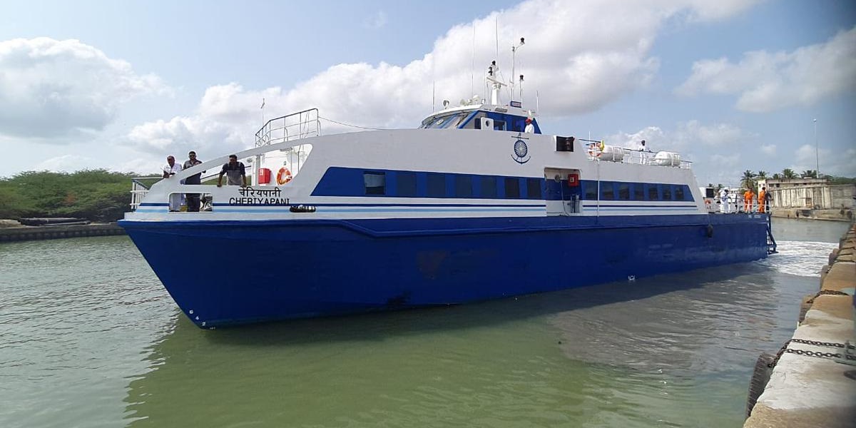 High-Speed Craft Cheriyapani will cover the distance in around 3 hours. (X)