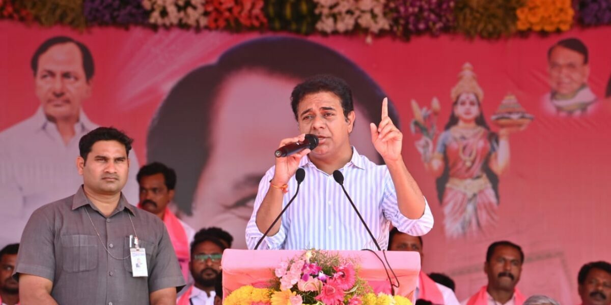 KTR questions Amit Shah about farmer suicide data. (KTRBRS/ X)