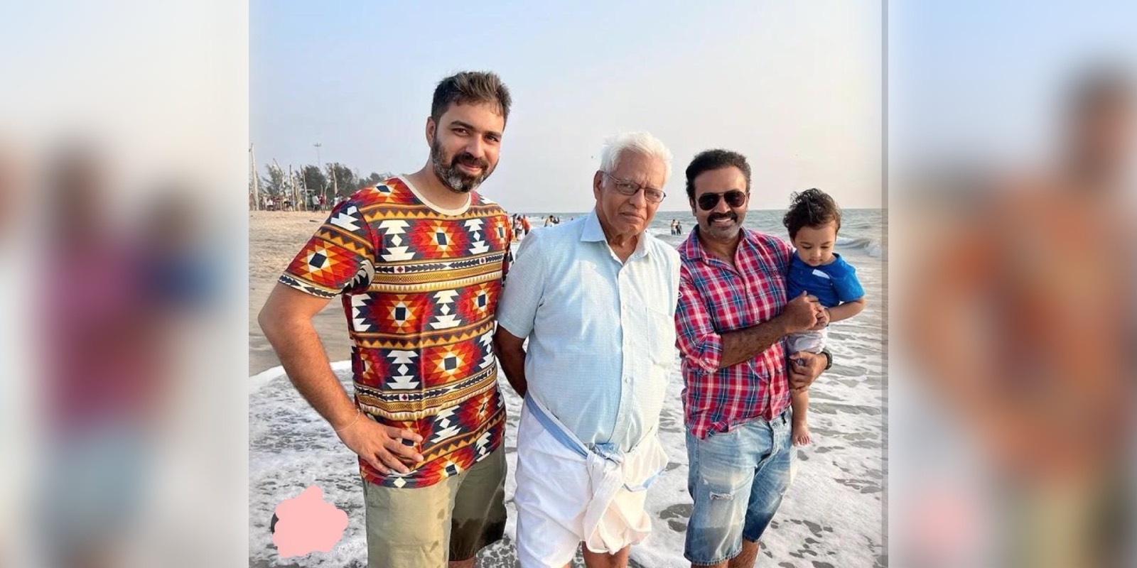 Roby Varghese Raj and Rony David Raj with CT Rajan