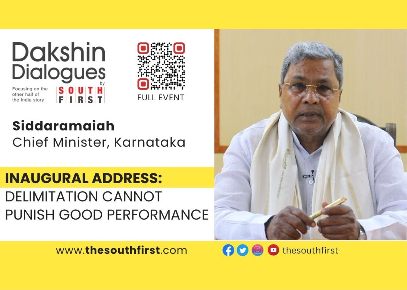 Siddaramaiah Dakshin Dialogues 2023