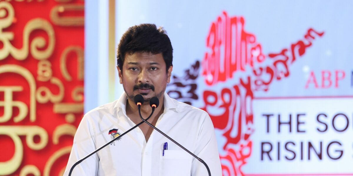 Udhayanidhi Stalin at ABP Network's event. (Udhaystalin/ X)