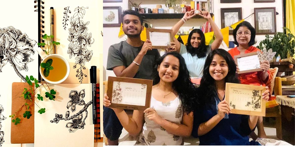 One of Varsha Samuel's best-selling products is the sustainable wooden desktop calendar. (Supplied)