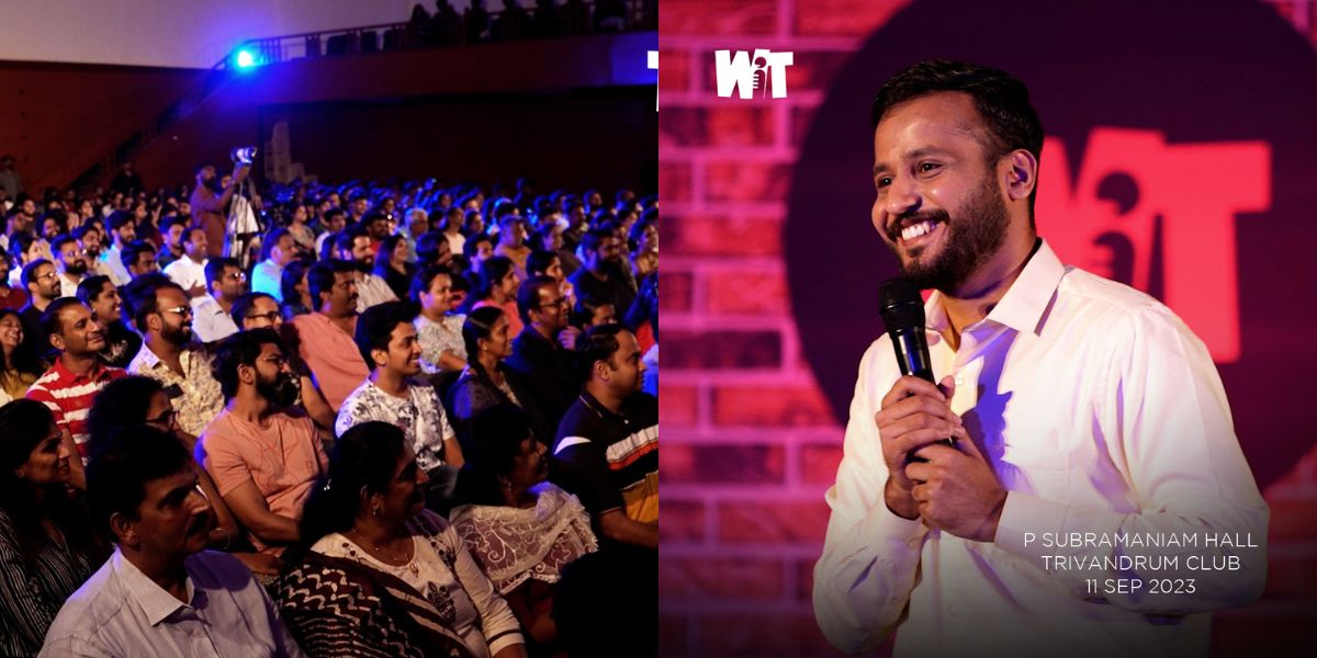 This one-of-a-kind stand-up show in Kerala tackled the struggles of staying single. (Supplied)