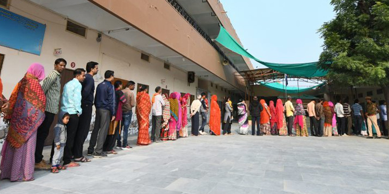 File photo of voters in Telangana.