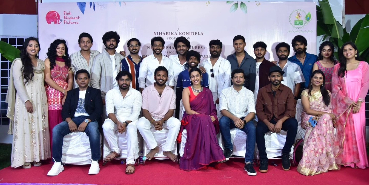 Niharika Konidela with team Committee Kurrallu