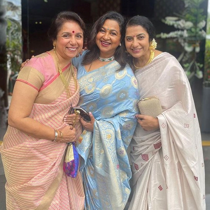 Revathy Radhika Suhasini at Karthika Nair wedding