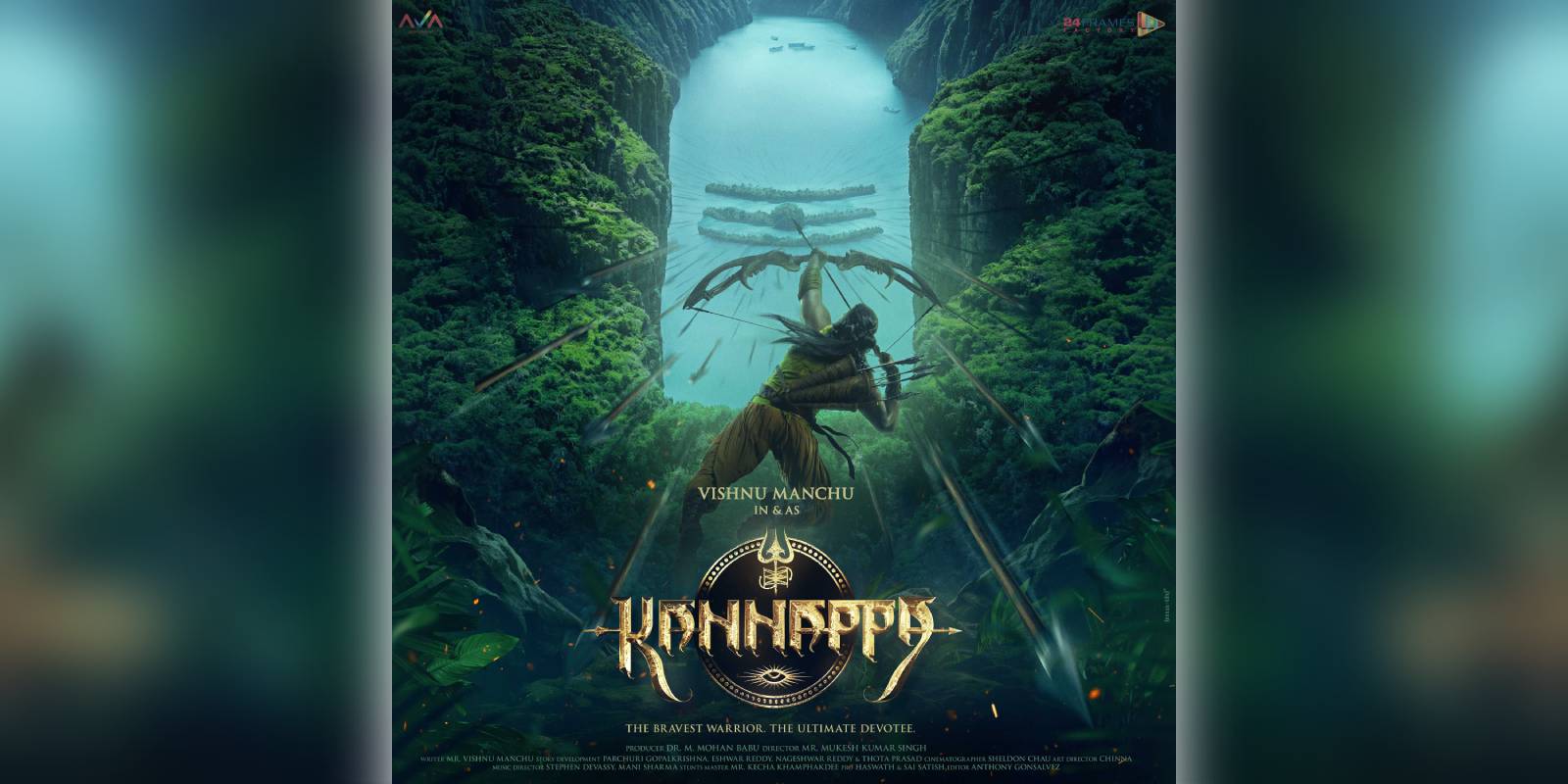 Poster of the film 'Kannappa'. (iManchuVishnu/ X)