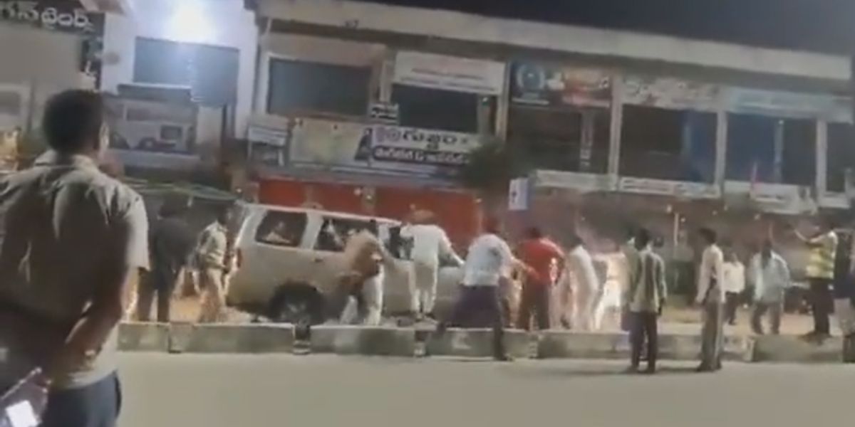Congress BRS clash Achampet