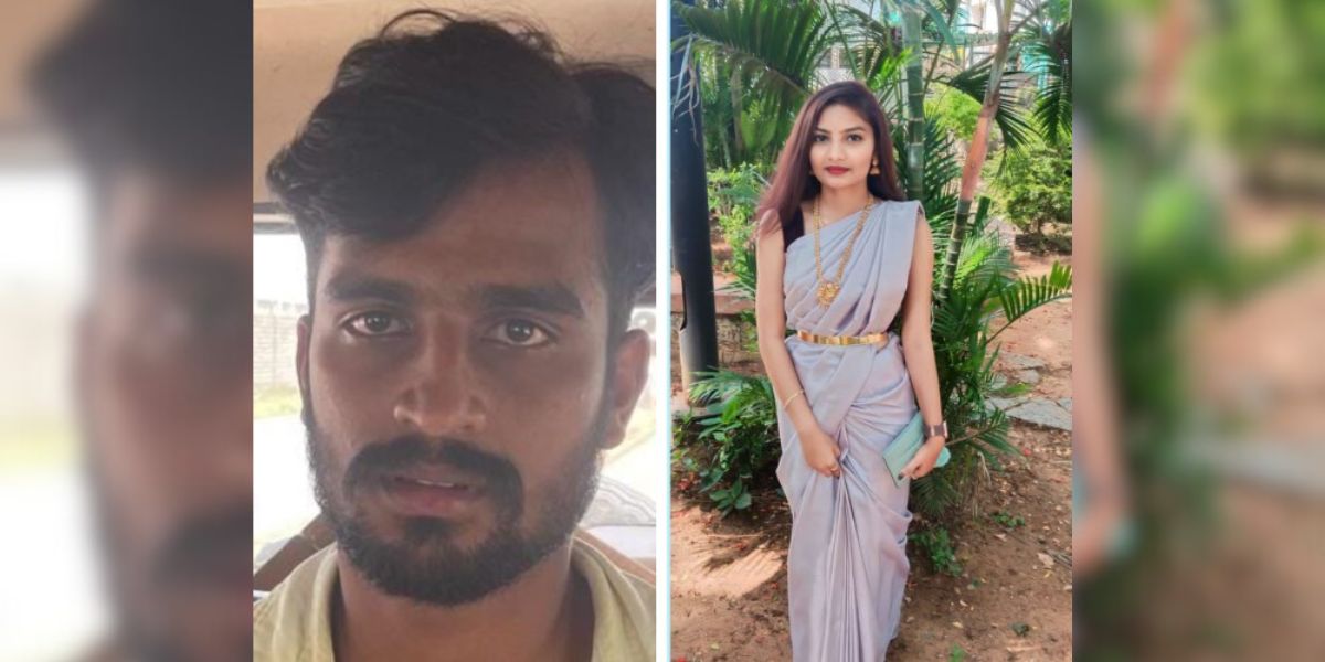 Accused Tejas and victim Suchitra.