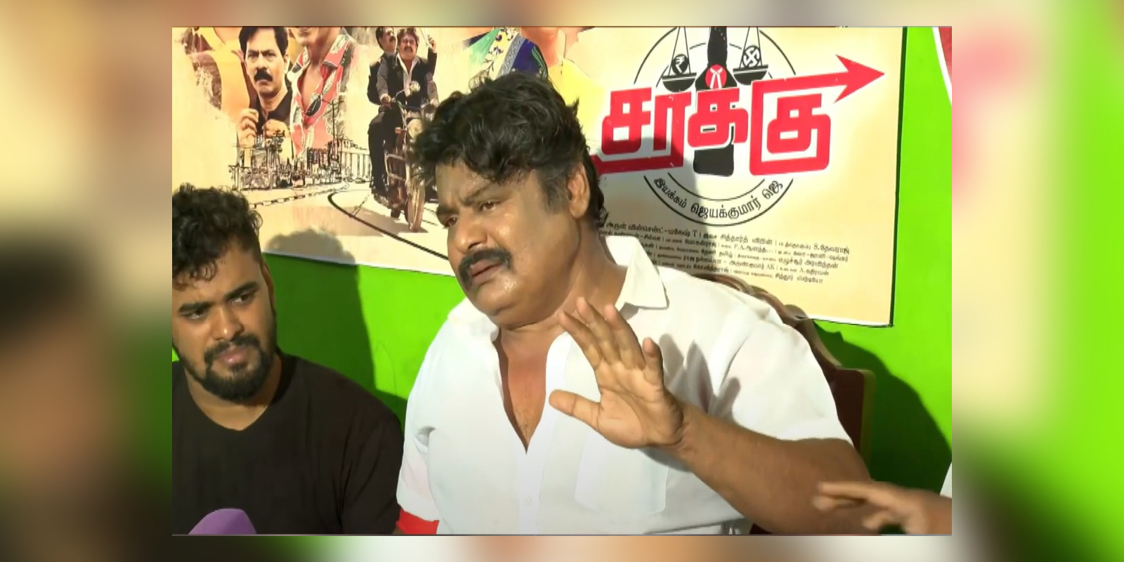 Actor Mansoor Ali Khan press meet