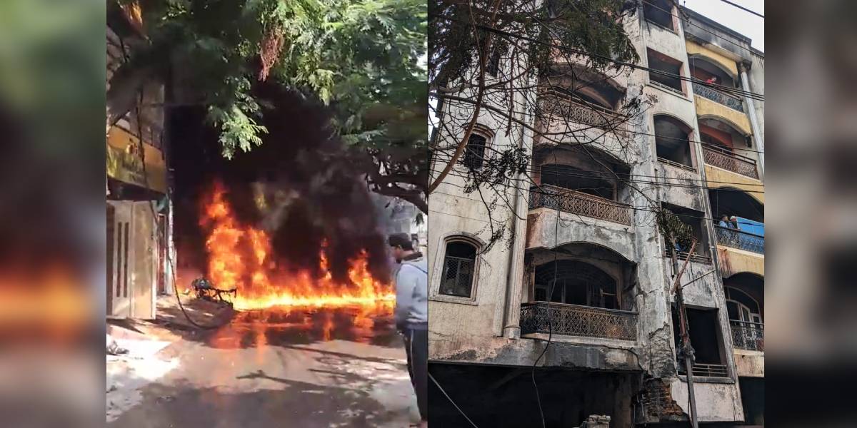At least 9 die of asphyxiation in a major inferno in Hyderabad's Nampally, Governor seeks report within two days