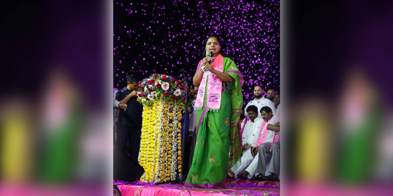BRS leader K Kavitha