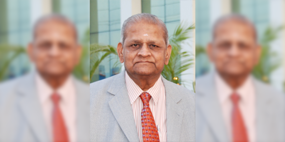 Dr SS Badrinath. (Sankara Nethralaya)