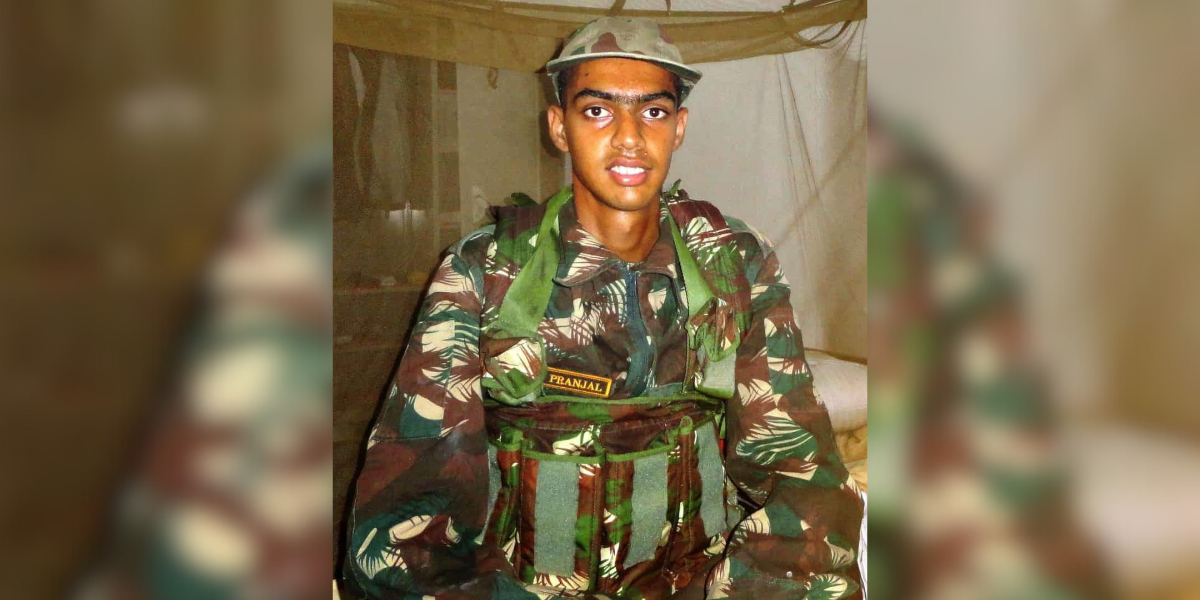 Indian Army's 63 Rashtriya Rifles Captain MV Pranjal. (Supplied)