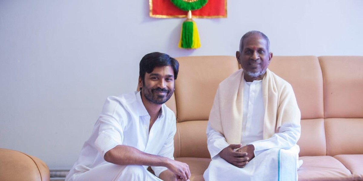 Dhanush with Ilaiyaraaja