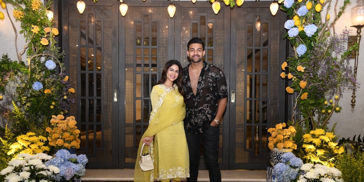 Varun Tej and Lavanya during the pre wedding festivities